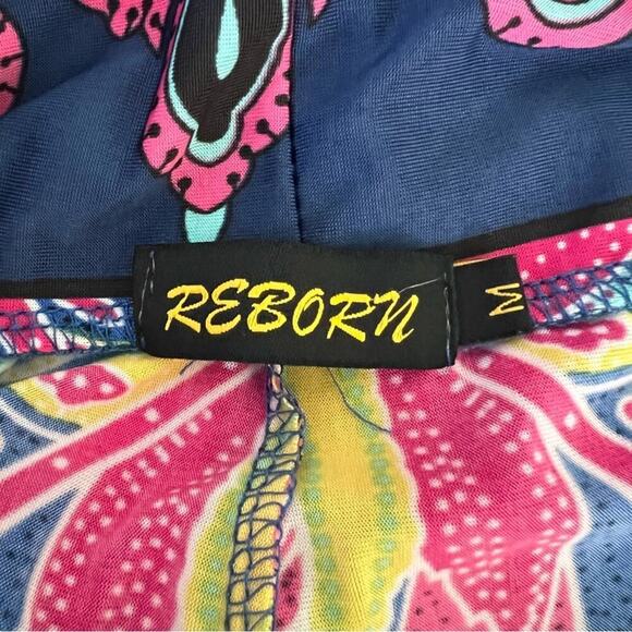 Reborn Tribal Print Wide Waistband Wide Pants size M - Picture 6 of 9